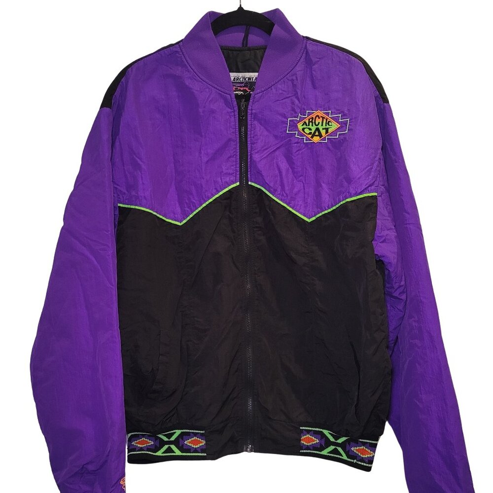 Arcticwear Aztec Detail Arctic Cat Insulated Lightweight 90s Bomber, LT